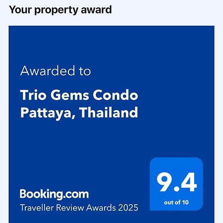Trio Gems Condo Pattaya, Thailand Джомтьєн-Біч Екстер'єр фото