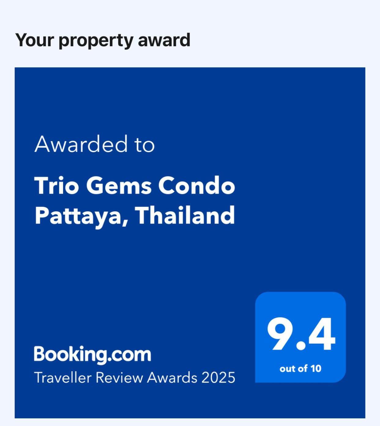 Trio Gems Condo Pattaya, Thailand Джомтьєн-Біч Екстер'єр фото
